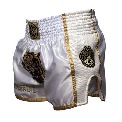 Pride Or Die Unleashed Muay Thai Shorts White