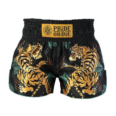 Pride Or Die UNLEASHED V.2 Muay Thai Short Noir