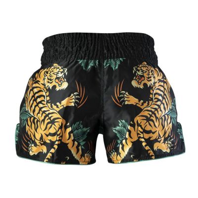 Pride Or Die UNLEASHED V.2 Muay Thai Short Schwarz