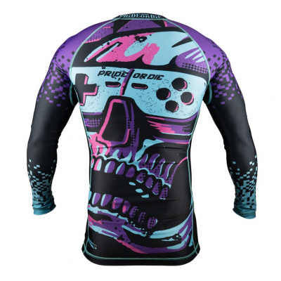Pride Or Die Violent Reality L/S Rashguard Svart-Lila