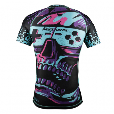 Pride Or Die Violent Reality S/S Rashguard Svart-Lila