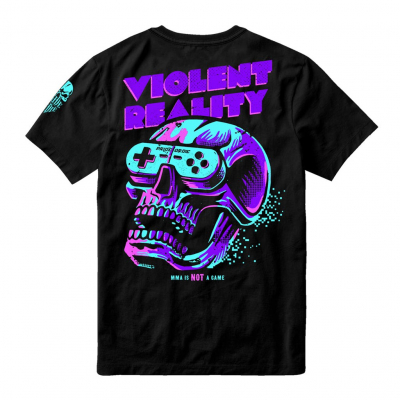 Pride Or Die Violent Reality T-shirt Negro