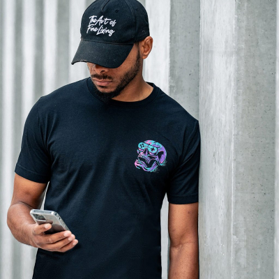 Pride Or Die Violent Reality T-shirt Negro