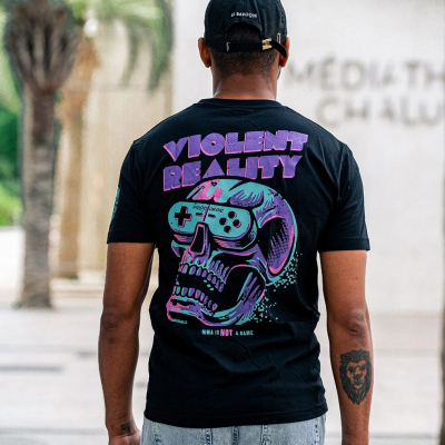 Pride Or Die Violent Reality T-shirt Negro