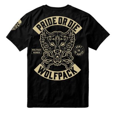 Pride Or Die Wolfpack T-shirt Noir