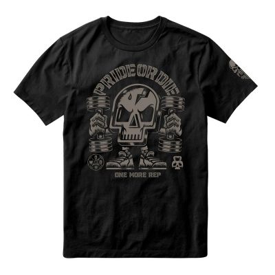 Pride Or Die Workout Or Die V.3 T-shirt Fekete