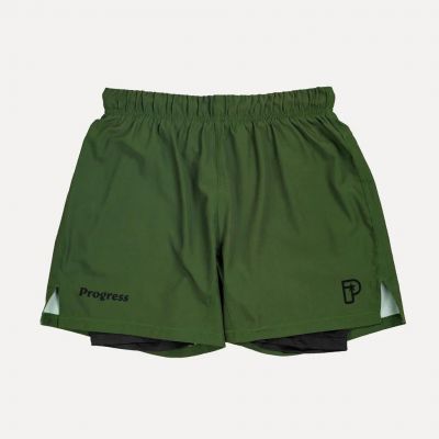 Progress Jiu Jitsu Academy + Hybrid Shorts Verde