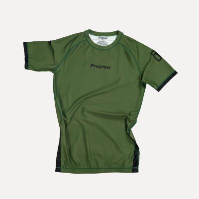 Progress Jiu Jitsu Academy+ Rashguard Verde