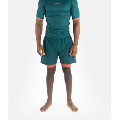 Progress Jiu Jitsu Academy + Hybrid Shorts Zöld-Narancssàrga