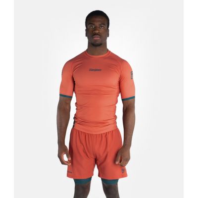 Progress Jiu Jitsu Academy + Rashguard Naranja-Verde