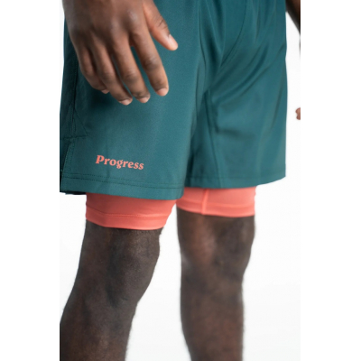 Progress Jiu Jitsu Academy + Hybrid Shorts Zöld-Narancssàrga