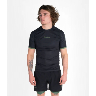 Progress Jiu Jitsu Academy + Rashguard Fekete-Zöld