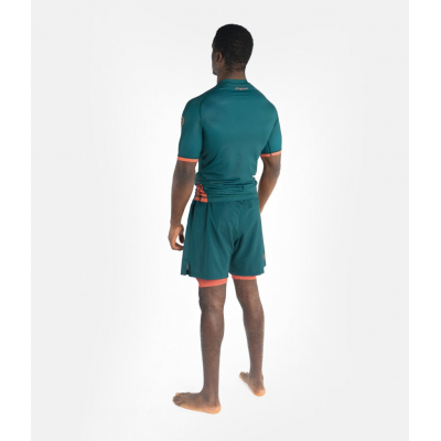Progress Jiu Jitsu Academy + Rashguard Verde-Naranja