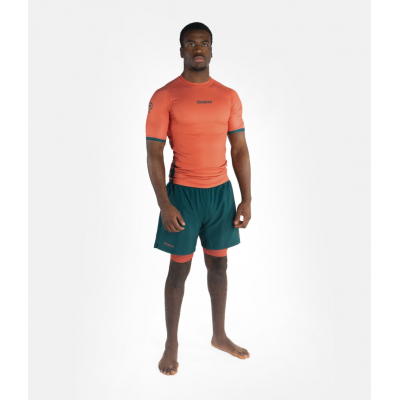 Progress Jiu Jitsu Academy + Rashguard Naranja-Verde
