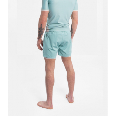 Progress Jiu Jitsu Academy+ Hybrid Shorts Mint Celeste-Blanco