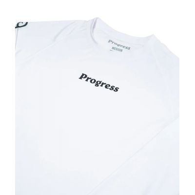 Progress Jiu Jitsu Academy Rashguard Longsleeve Branco