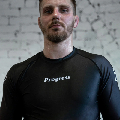 Progress Jiu Jitsu Academy Rashguard Longsleeve Preto