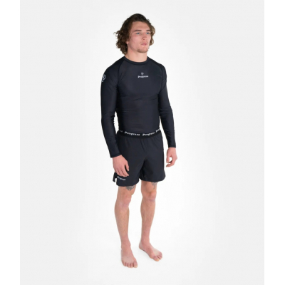 Progress Jiu Jitsu Academy Rashguard Longsleeve Preto