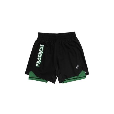 Progress Jiu Jitsu Bengal Hybrid Shorts Noir-Vert