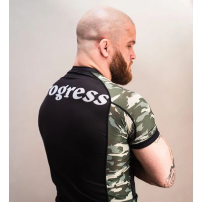 Progress Jiu Jitsu Classic Camo Rashguard Fekete-Camo