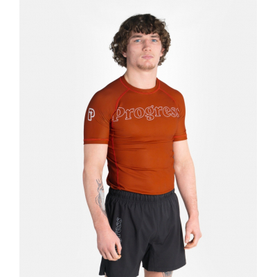 Progress Jiu Jitsu Classico Rashguard Orange