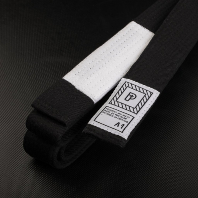 Progress Jiu Jitsu Competitor Belt Nero-Bianco