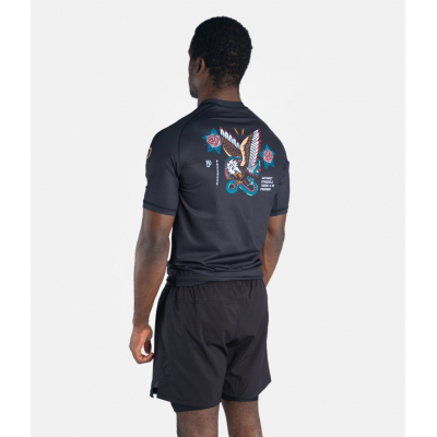 Progress Jiu Jitsu Eagle Rashguard Negro