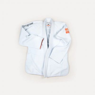 Progress Jiu Jitsu Featherlight Lightweight Competition Gi Weiß