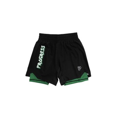 Progress Jiu Jitsu Kids Bengal Hybrid Shorts Black-Green