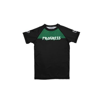 Progress Jiu Jitsu Kids Bengal Rashguard Noir-Vert