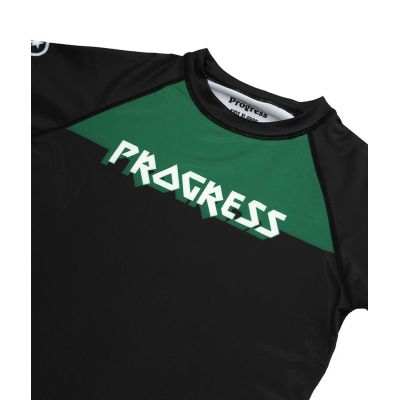 Progress Jiu Jitsu Kids Bengal Rashguard Noir-Vert