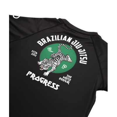 Progress Jiu Jitsu Kids Bengal Rashguard Fekete-Zöld