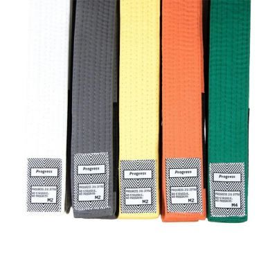 Progress Jiu Jitsu Kids IBJJF Graded BJJ Belts Weiß