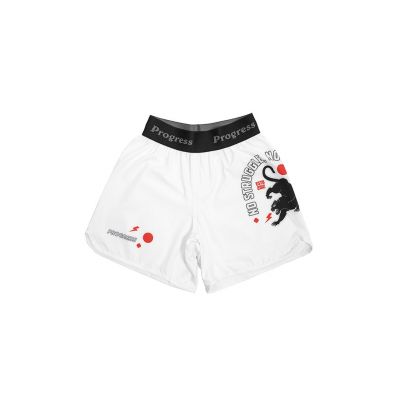 Progress Jiu Jitsu Kids Panther Board Shorts Blanc