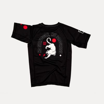Progress Jiu Jitsu Kids Panther Rashguard Svart