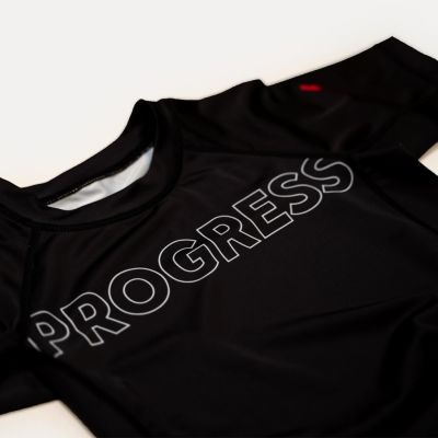 Progress Jiu Jitsu Kids Panther Rashguard Svart