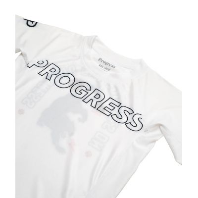 Progress Jiu Jitsu Kids Panther Rashguard Blanc