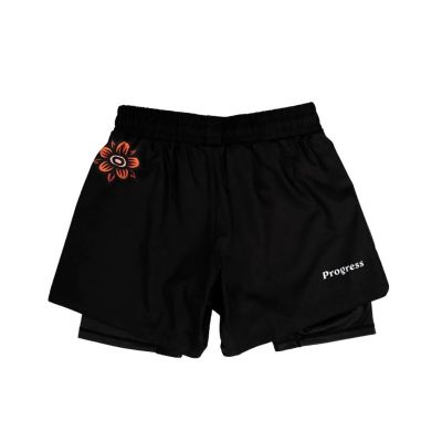 Progress Jiu Jitsu Mexicana Hybrid Shorts Schwarz