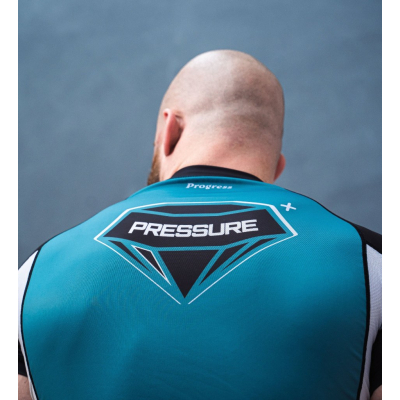 Progress Jiu Jitsu No Pressure No Diamond Rashguard Black-Blue