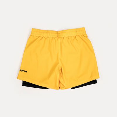 Progress Jiu Jitsu Profile Hybrid Shorts Amarillo-Negro