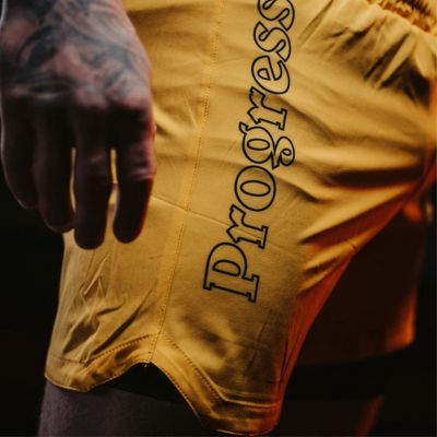 Progress Jiu Jitsu Profile Hybrid Shorts Amarelo-Preto