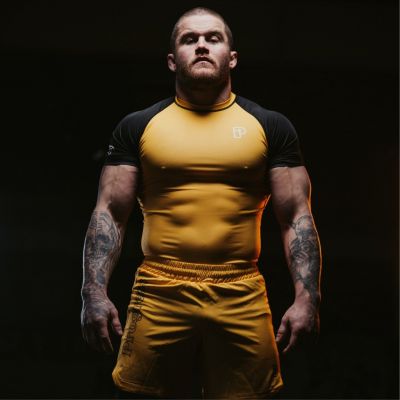 Progress Jiu Jitsu Profile Hybrid Shorts Jaune-Noir