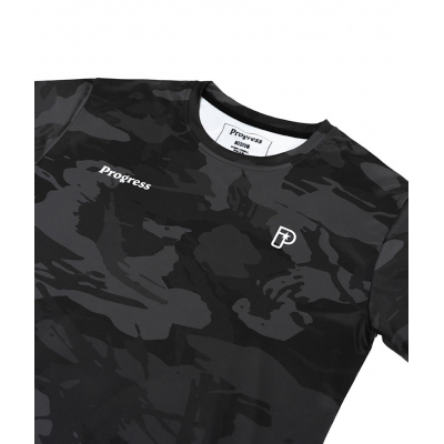 Progress Jiu Jitsu Rolling Tee Negro-Camo