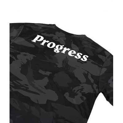 Progress Jiu Jitsu Rolling Tee Fekete-Camo