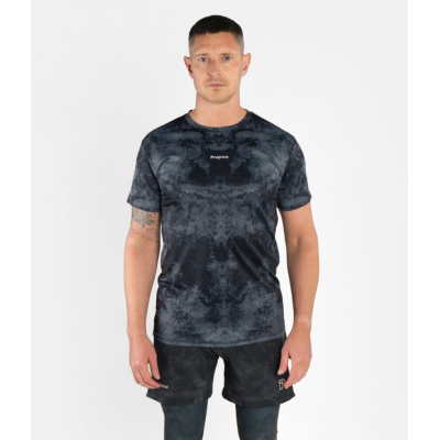 Progress Jiu Jitsu Rolling Tee Smoked Ink Preto-Cinza