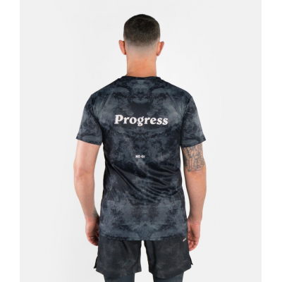 Progress Jiu Jitsu Rolling Tee Smoked Ink Nero-Grigio