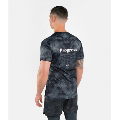 Progress Jiu Jitsu Rolling Tee Smoked Ink Nero-Grigio