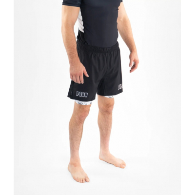 Progress Jiu Jitsu Shroom Hybrid Shorts Noir-Blanc