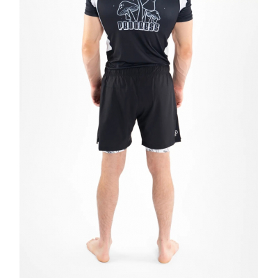 Progress Jiu Jitsu Shroom Hybrid Shorts Noir-Blanc