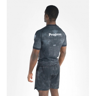 Progress Jiu Jitsu Smoked Ink Rashguard Preto-Cinza